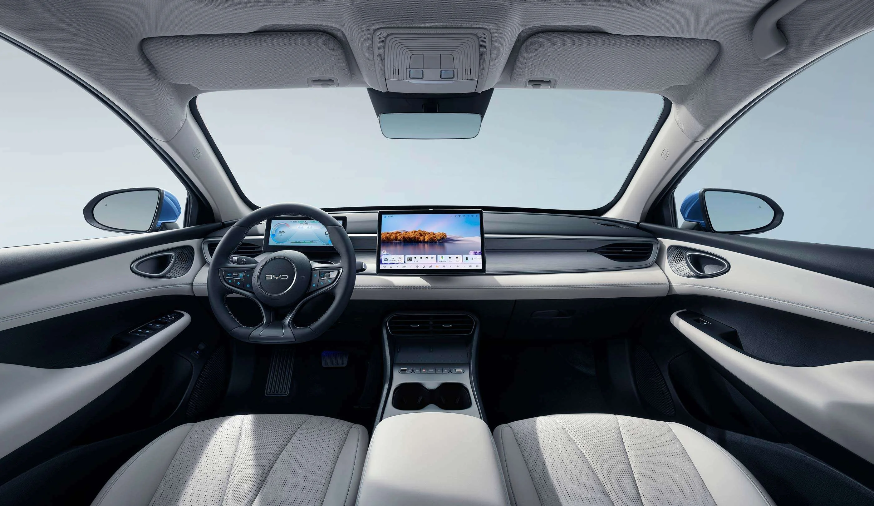Cabina interior refinada del BYD SEAL 5 DM-i